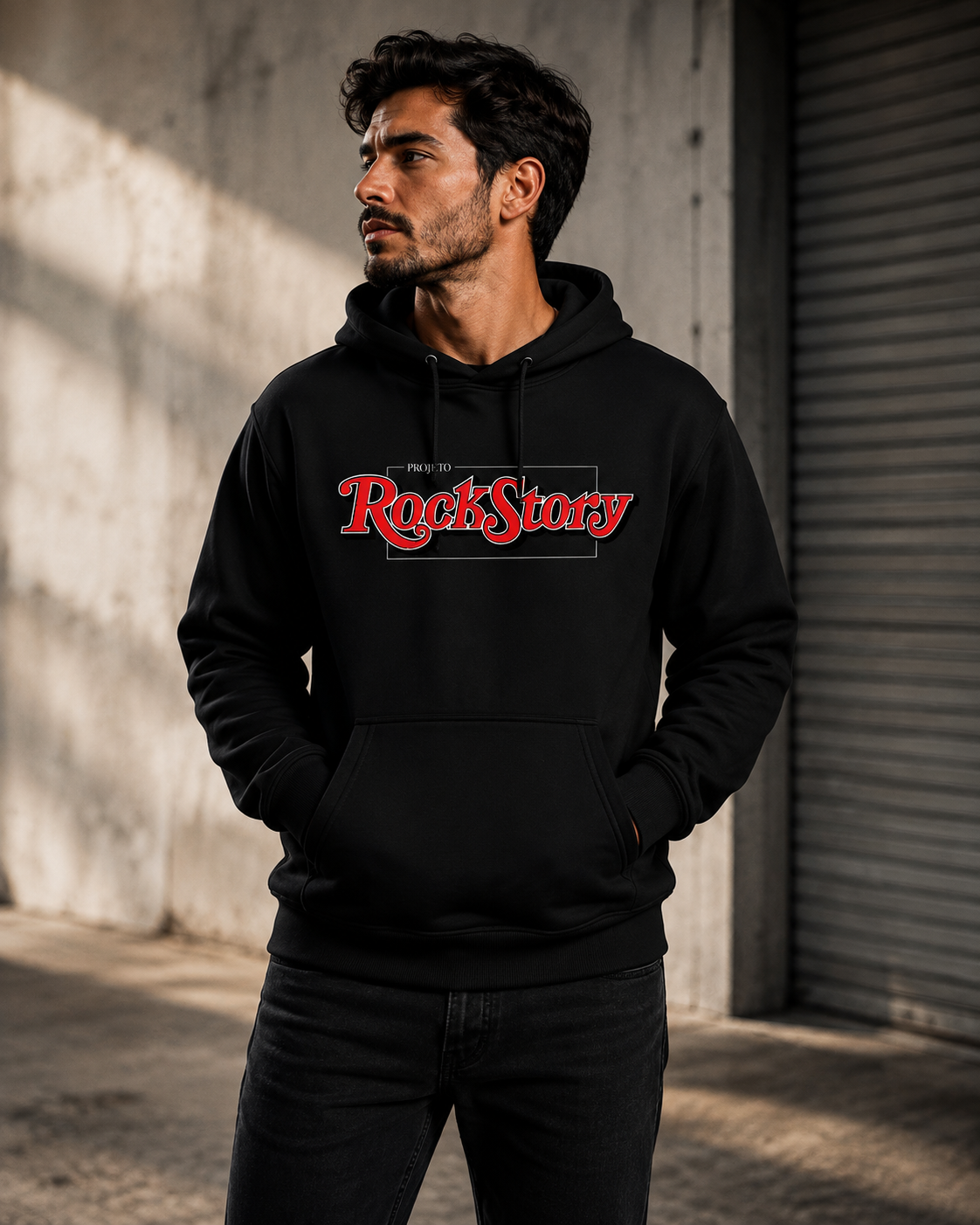 Moletom RockStory Logo Preto